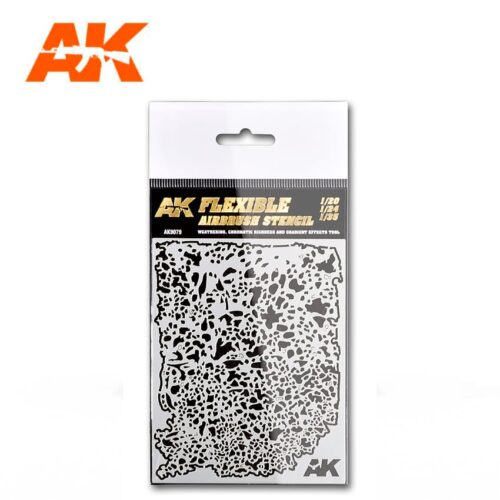 FLEXIBLE AIRBRUSH STENCIL 1/20 – 1/24 – 1/35 AK INTERACTIVE AK9079