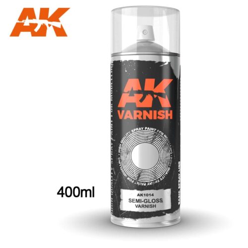 AK1014 VERNICE SEMI LUCIDA SPRAY – 400ml AK INTERACTIVE