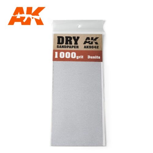 CARTA ABRASIVA SECCA 1000 AK INTERACTIVE AK9042