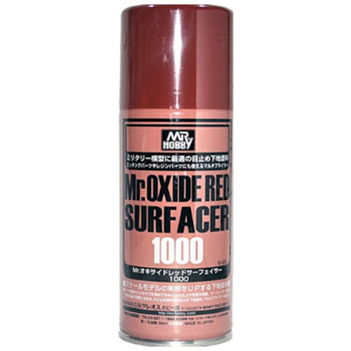 Mr.Oxide Red Surfacer 1000 Spray (170 ml) Gunze B-525