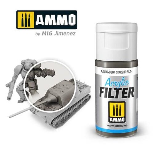 AMIG0804 ACRYLIC FILTER Starship Filth – filtro acrilico da 15ml AMMO MIG