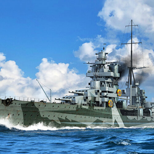 Italian Heavy Cruiser Gorizia scala 1:350 TRUMPETER 05349