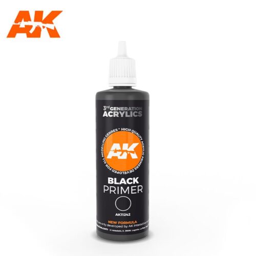 BLACK PRIMER 100ML AK INTERACTIVE AK11242