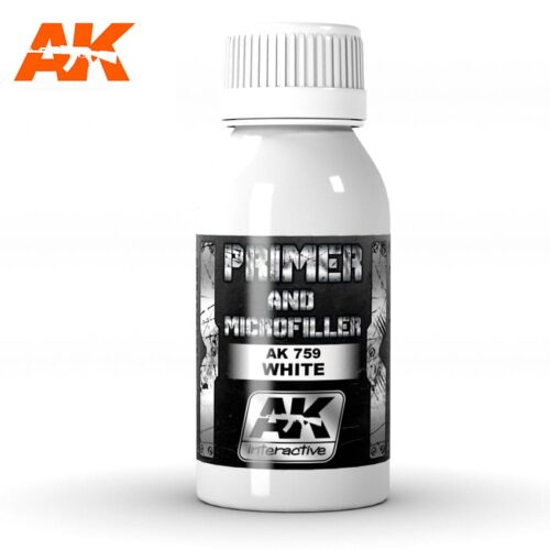 WHITE PRIMER AND MICROFILLER 100ml AK INTERACTIVE AK759