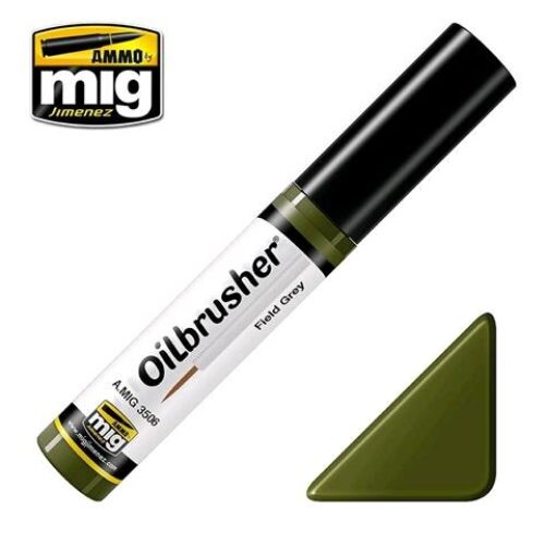 3506 FIELD GREEN OILBRUSHER AMMO MIG COLORE AD OLIO