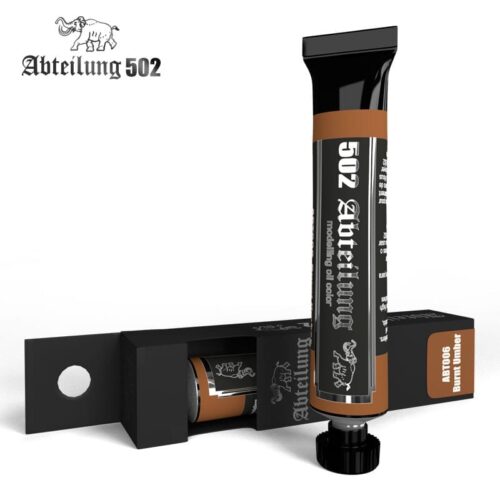 ABT006 Colore ad OLIO BURNT UMBER 20 ml. ABTEILUNG 502