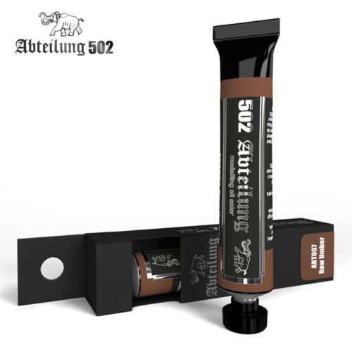 ABT007 Colore ad OLIO RAW UMBER 20 ml. ABTEILUNG 502