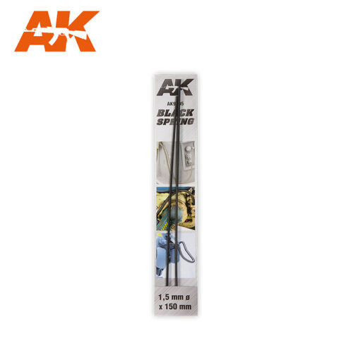 AK9195 BLACK SPRING Ø1,5mm AK INTERACTIVE