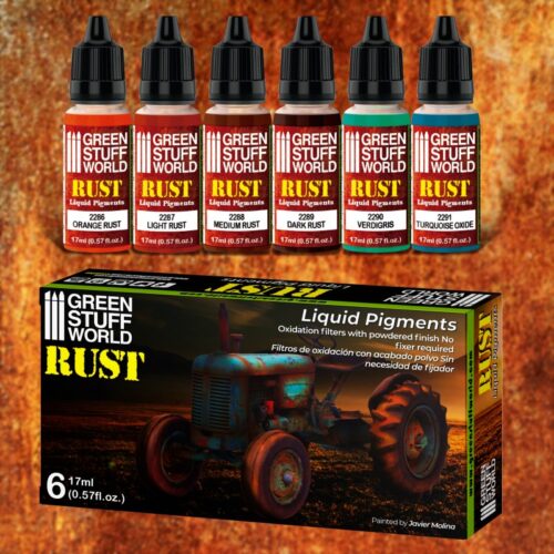 10126 LIQUID PIGMENTS SET – RUST GREEN STUFF WORLD