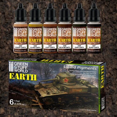 10128 LIQUID PIGMENTS SET – EARTH GREEN STUFF WORLD