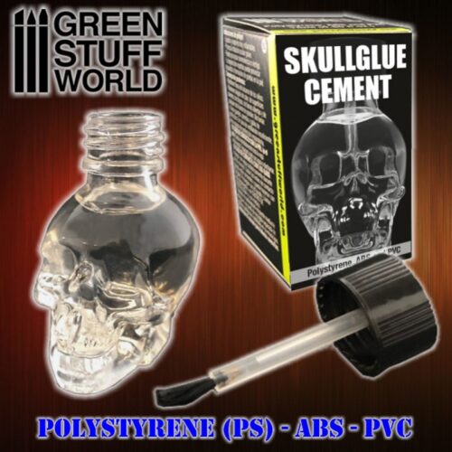 1687 SKULLGLUE CEMENT FOR PLASTICS (POLYSTIRENE, ABS, PVC) GREEN STUFF WORLD