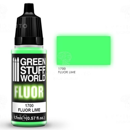 1700 FLUOR PAINT LIME GREEN STUFF WORLD