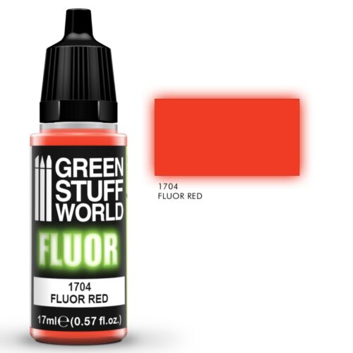 1704 FLUOR PAINT RED GREEN STUFF WORLD