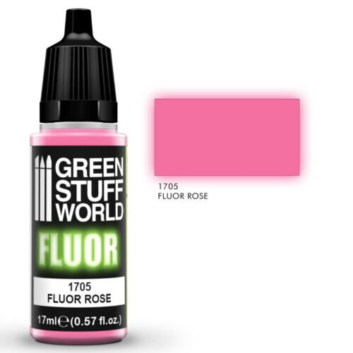 1705 FLUOR PAINT ROSE GREEN STUFF WORLD