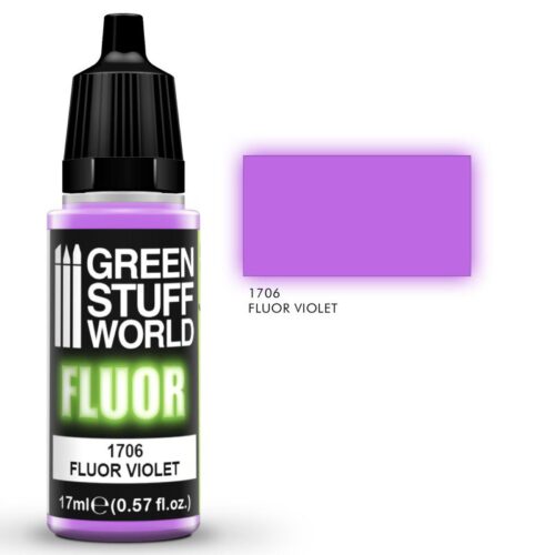 1706 FLUOR PAINT VIOLET GREEN STUFF WORLD