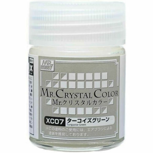 XC-07 Mr.Cristal Color Turquoise Green (18 ml) Hobby Color Gunze colore acrilico modellismo