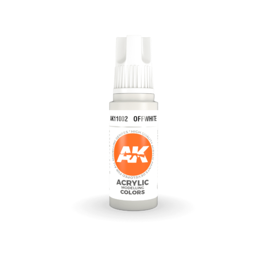 AK11002 3RD. OFFWHITE – STANDARD F.S.27780 17ml colore acrilico per modellismo