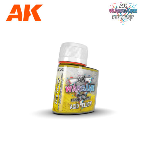 AK1201 ACID YELLOW – ENAMEL LIQUID PIGMENT AK INTERACTIVE