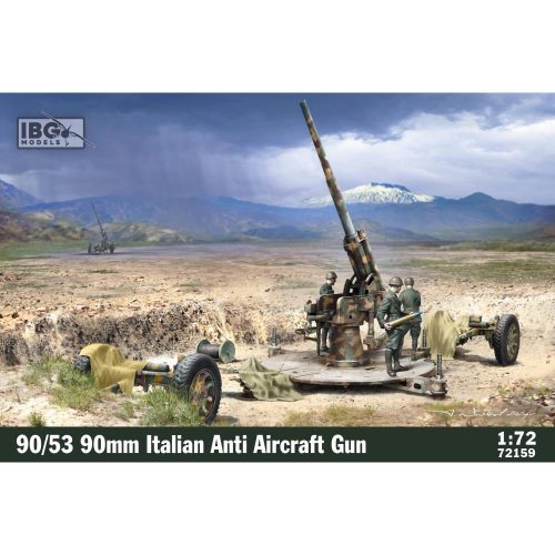 IBG72159 -90/53 90mm Italian Anti Aircraft Gun scala 1:72 – IBG MODELS