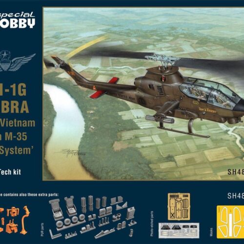 AH-1G Cobra ‘Over Vietnam with M-35 Gun System’ Hi-Tech Kit scala 1:48  SECIAL HOBBY 48230