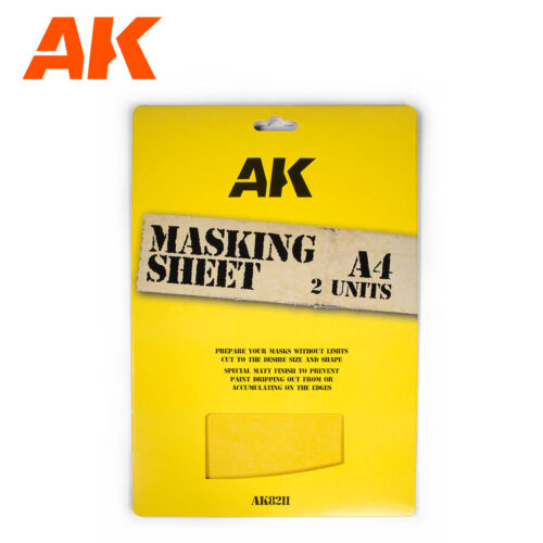 AK INTERACTIVE: MASKING SHEET A4 X 2 UNITS AK8211