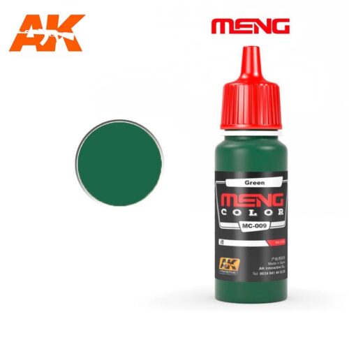 MC009 GREEN 17ml MENG COLOR AK INTERACTIVE