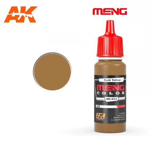 MC014 DARK YELLOW 17ml MENG COLOR AK INTERACTIVE