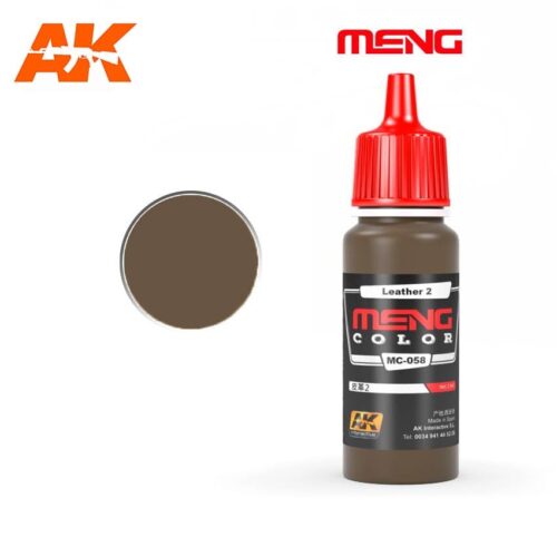 MC058 LEATHER 2 17ml MENG COLOR AK INTERACTIVE