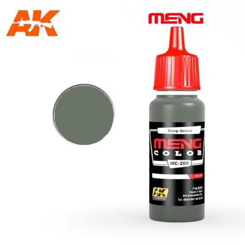 MC209 DEEP GREEN 17ml MENG COLOR AK INTERACTIVE