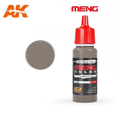 MC213 LIGHT WOOD YELLOW 17ml MENG COLOR AK INTERACTIVE