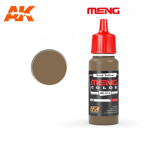 MC214 SAND YELLOW 17ml MENG COLOR AK INTERACTIVE