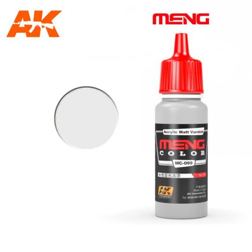 MC099 ACRYLIC MATT VARNISH 17ml MENG COLOR AK INTERACTIVE