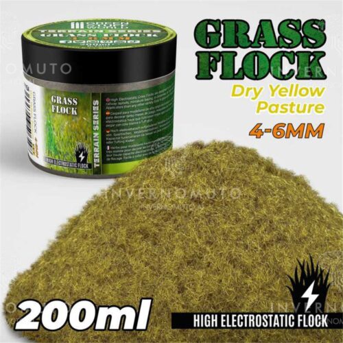 11154 STATIC GRASS TERRAIN SERIES – DRY YELLOW PASTURE 4-6MM – 200ml GREEN STUFF WORLD