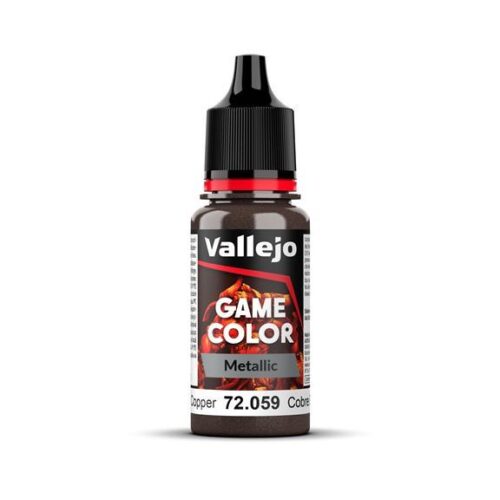 72059 Vallejo new Game Color METALLIC – HAMMERED COPPER 18ml