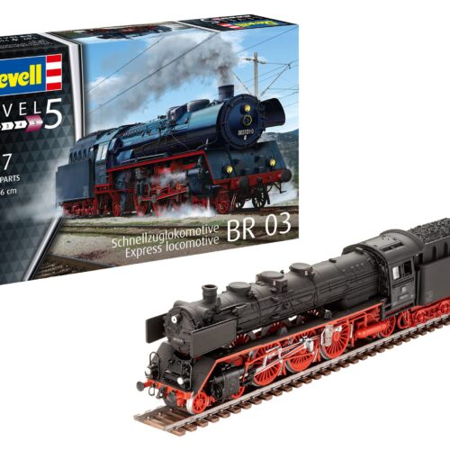 02166 Locomotiva per treni rapidi BR03 e tender scala 1:87 REVELL