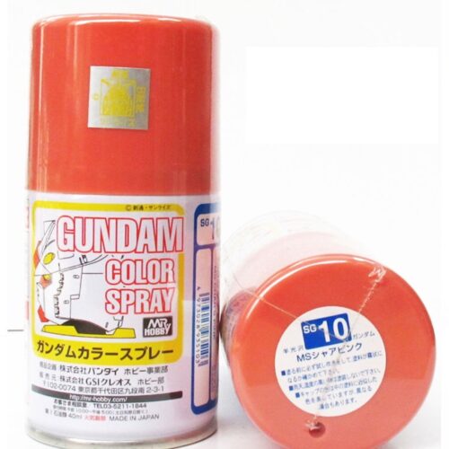 SG-10 Gunze Mr.Hobby Gundam Color Spray MS Char’s Pink (Semi-Gloss)