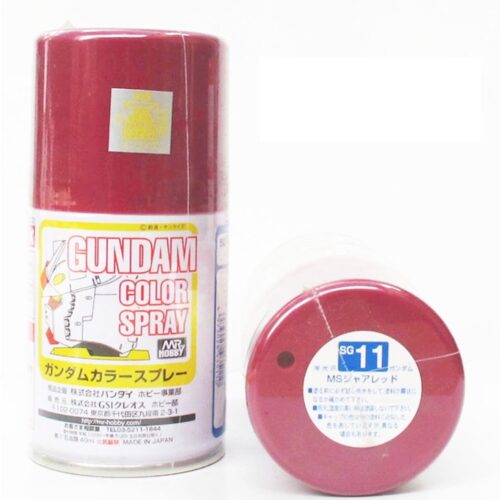 SG-11 Gunze Mr.Hobby Gundam Color Spray MS Char’s Red  (Semi-Gloss)