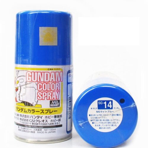 SG-14 Gunze Mr.Hobby Gundam Color Spray MS Light Blue  (Semi-Gloss)