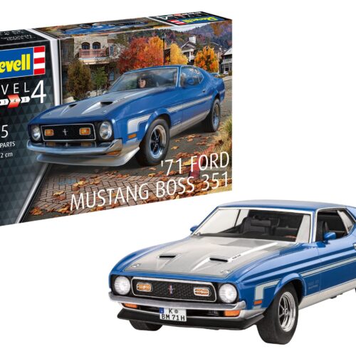 71 Mustang Boss 351 scala 1:25 REVELL 07699 + COLLA OMAGGIO