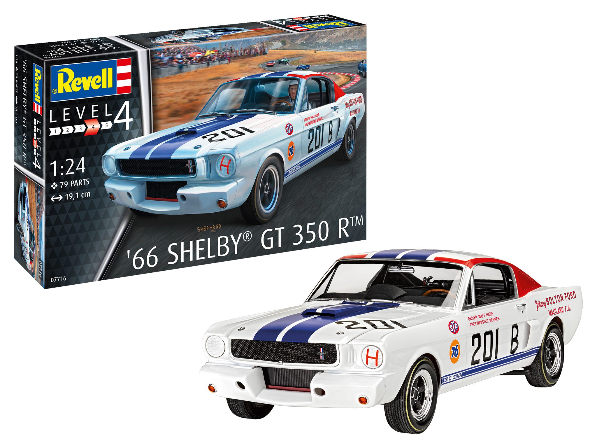 66 Shelby® GT 350 R™ scala 1:24 REVELL 07716 + COLLA OMAGGIO