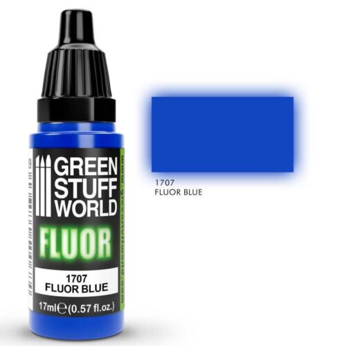 1707 FLUOR PAINT BLUE GREEN STUFF WORLD