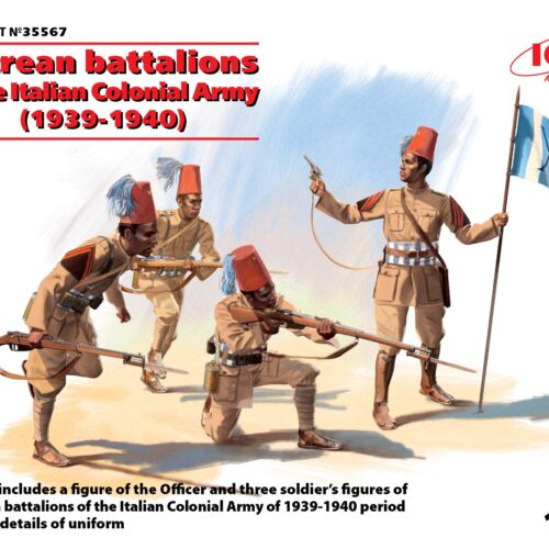 35567 – Eritrean battalions of the Italian Сolonial Army (1939-1940) scala 1:35 ICM