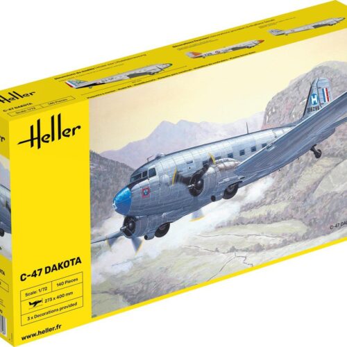 30372 C-47 DAKOTA scala 1:72 HELLER + COLLA OMAGGIO