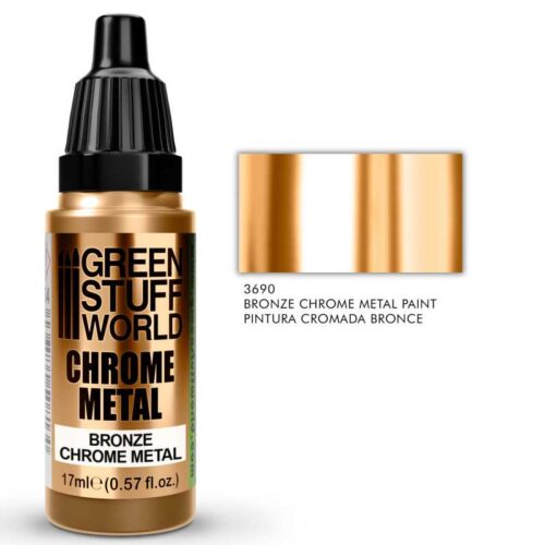 3690 GREEN STUFF WORLD  CHROME PAINT – BRONZE