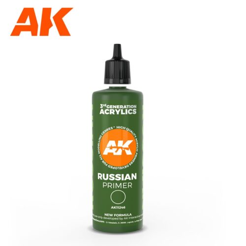 RUSSIAN GREEN SURFACE PRIMER 100ML AK INTERACTIVE AK11246