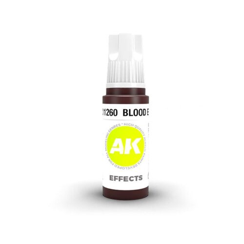 AK11260  3RD. EFFETTI – BLOOD EFFECT – 17ml colore acrilico per modellismo