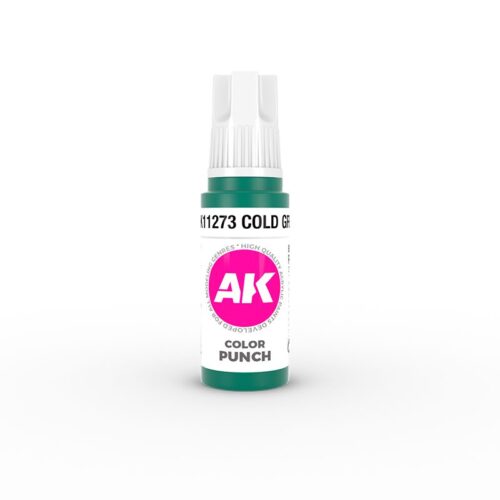 AK11273 3RD. COLOR PUNCH – COLD GREEN – 17ml colore acrilico per modellismo