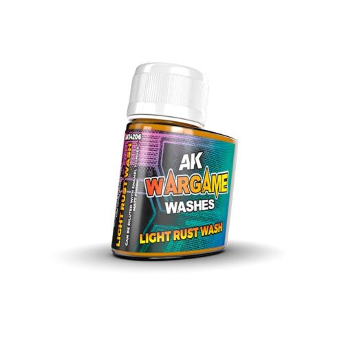 14206 WARGAME WASHES SERIES – AK INTERACTIVE – LIGHT RUST WASH