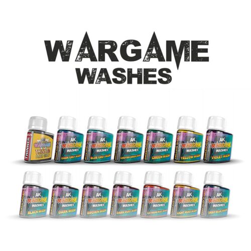 AK INTERACTIVE – FULL RANGE WARGAME WASHES 14 UNITS