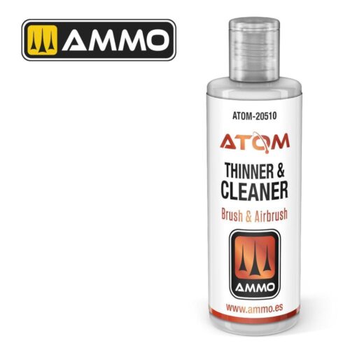 20510 – ATOM Thinner and Cleaner – 60ml. Ammo Mig